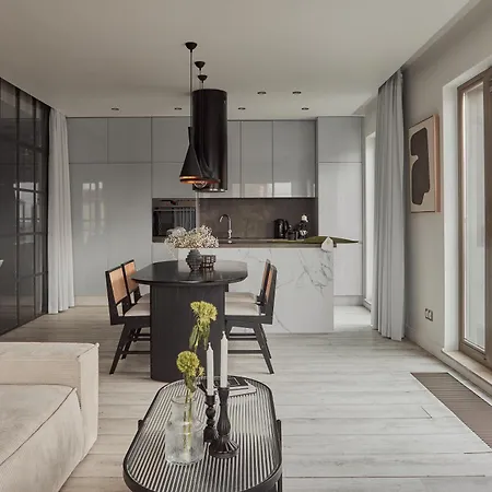 Waterlane River View Premium Spa, Pool & Gym By Downtown Apartamento Gdansk